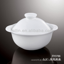 Boa qualidade tigela de porcelana branca chinesa de sopa